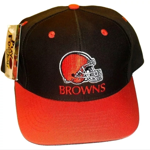 Cleveland Browns Vintage 90s Kids Youth Boys Logo Athletic Snapback hat New Nfl - Picture 1 of 4